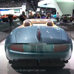 Rear view of the MINI Superlegerra Vision Concept at the 2014 LA Auto Show