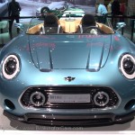 Hood and grille of the MINI Superlegerra Vision Concept at the 2014 LA Auto Show