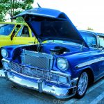 1955 Chevrolet Bel Air Nomad at the Lake Forest Car Show